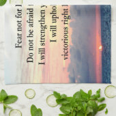 LINGE DE CUISINE SERENE SCELER ISAIAH 41:10 (Plié)