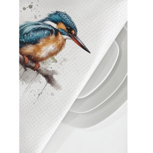 Linge De Cuisine Sérénité du martin-pêcheur