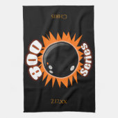 Linge De Cuisine Série 800 personnalisée en Black & Orange Bowling (Vertical)