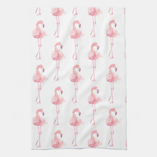 Linge De Cuisine Série Flamingo Tendre Design 2