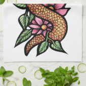 Linge De Cuisine Serpent à fleurs (Plié)