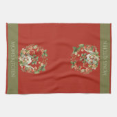 Linge De Cuisine Serre de fraise et thé Pot Maman's Kitchen (Horizontal)