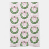 Linge De Cuisine Serre preppée avec En vichy rose (Vertical)