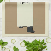 Linge De Cuisine Serveur servant du vin (Plié)