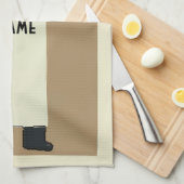Linge De Cuisine Serveur servant du vin (Quart Plié)