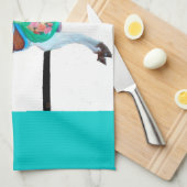 LINGE DE CUISINE "SERVIETTE CAROUSEL PERSONNALISÉE" (Quart Plié)