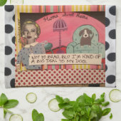 Linge De Cuisine Serviette-chiens de plat (Plié)