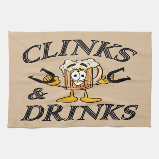 Linge De Cuisine Serviette-Tintements en fer à cheval de tangage (Horizontal)