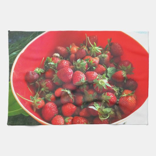 Linge De Cuisine Set de table de fraises (Horizontal)