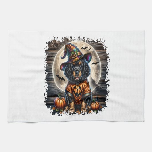 Linge De Cuisine Setter Dog Halloween Square (Horizontal)