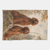 Linge De Cuisine Setter irlandais   (Horizontal)