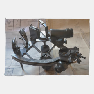 Linge De Cuisine Sextant Antique
