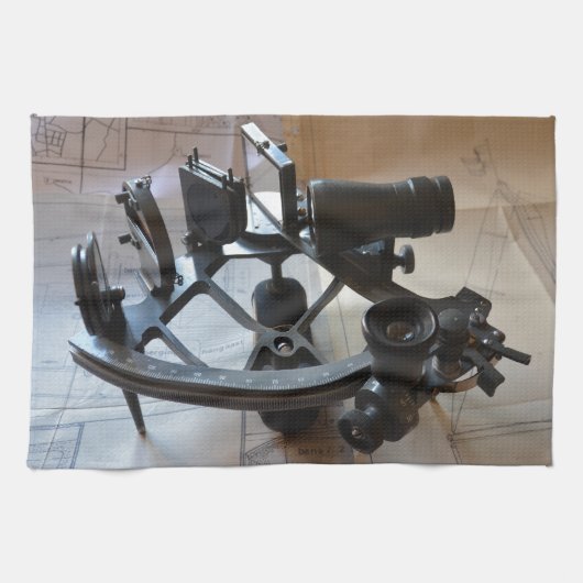 Linge De Cuisine Sextant Antique (Horizontal)