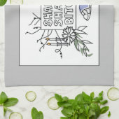 Linge De Cuisine Shabbat Shalom B !$@#s ! Couverture de Challah (Plié)