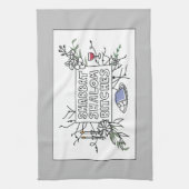 Linge De Cuisine Shabbat Shalom B !$@#s ! Couverture de Challah (Vertical)