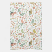Linge De Cuisine Shabby Birds & Branches Blanc (Vertical)