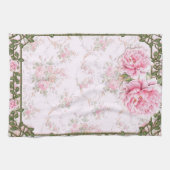 Linge De Cuisine Shabby Chic Pretty Peonies (Horizontal)