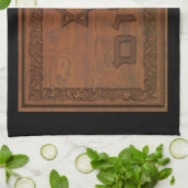 Linge De Cuisine Shalom en bois sculpté (Plié)