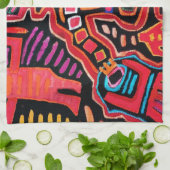 Linge De Cuisine Shaman Tribal Indien Cuna Avec Vans (Plié)