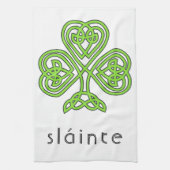 Linge De Cuisine Shamrock celte Sainte Vert Saint Patrick (Vertical)