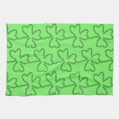 Linge De Cuisine Shamrock de texte Bagpipes (Horizontal)