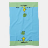 Linge De Cuisine Shamrock de transport de bois (Vertical)