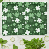 Linge De Cuisine Shamrock vert, Saint Patrick's Day (Plié)