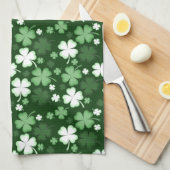 Linge De Cuisine Shamrock vert, Saint Patrick's Day (Quart Plié)