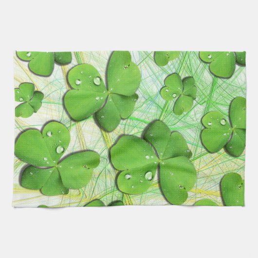 Linge De Cuisine Shamrock vert St Patrick iPhone 5 Coque-Mate (Horizontal)