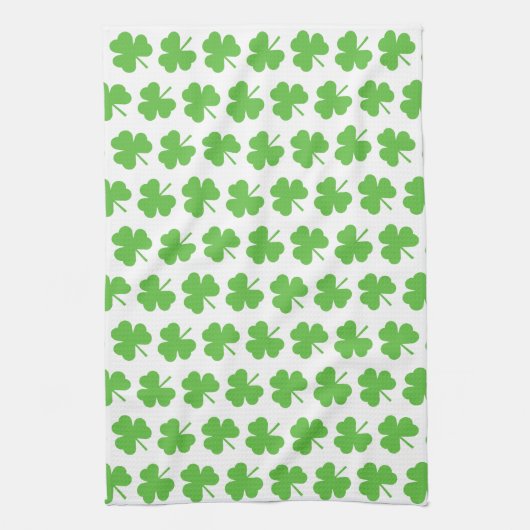 Linge De Cuisine Shamrocks de la Saint Patrick (Vertical)