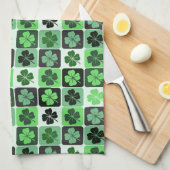 Linge De Cuisine Shamrocks de Patchwork (Quart Plié)