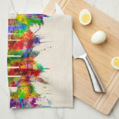 Linge De Cuisine Shanghai China Skyline (Quart Plié)