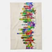 Linge De Cuisine Shanghai China Skyline (Vertical)