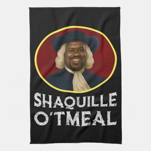 Linge De Cuisine Shaquille avoine drôle mème (Vertical)