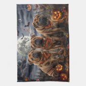 Linge De Cuisine Shar Pei Halloween Épouvantable (Vertical)