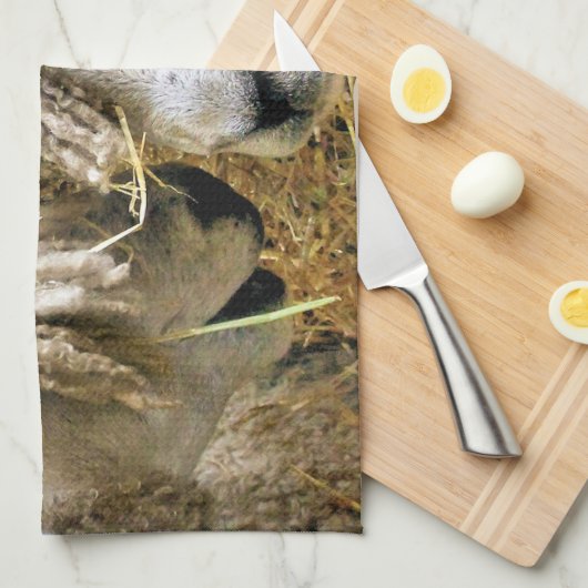 LINGE DE CUISINE SHEEP (Quart Plié)