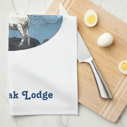 Linge De Cuisine Sheep Peak Lodge (Quart Plié)