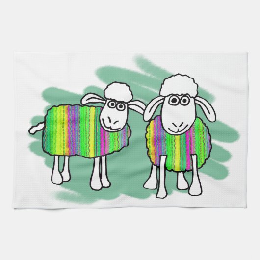 Linge De Cuisine Sheepy Teatowel (Horizontal)