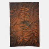 Linge De Cuisine Shema en bois sculpté Yisrael (Vertical)