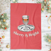 Linge De Cuisine Sherry & Bright Drink Glass Funny Red Christmas