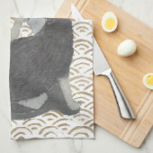 Linge De Cuisine Shiba Inu, art japonais (Quart Plié)