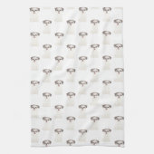 Linge De Cuisine Shih Tzu (Brown et blanc) (Vertical)