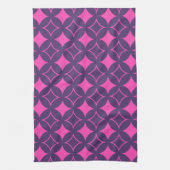 Linge De Cuisine shippo rose et violet (Vertical)