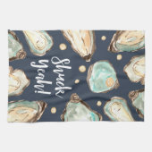 Linge De Cuisine Shuck Ouais | Aquarelle Pearl Oyster (Horizontal)