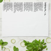 Linge De Cuisine Si poème par Rudyard Kipling (aucune image de (Plié)