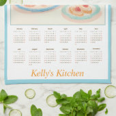 Linge De Cuisine Siamese Paws & Tea Time Kitchen Towel Calendar (Plié)