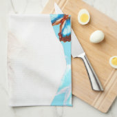 Linge De Cuisine Siamois et papillons (Quart Plié)