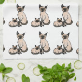 Linge De Cuisine Siamois somnolent (Plié)