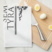 Linge De Cuisine Sic Semper Tyrannis (Quart Plié)