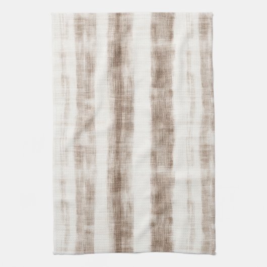 Linge De Cuisine Sicily Rustic Brown Stripes  (Vertical)